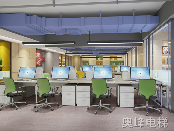 開(kāi)放式辦公區(qū)域